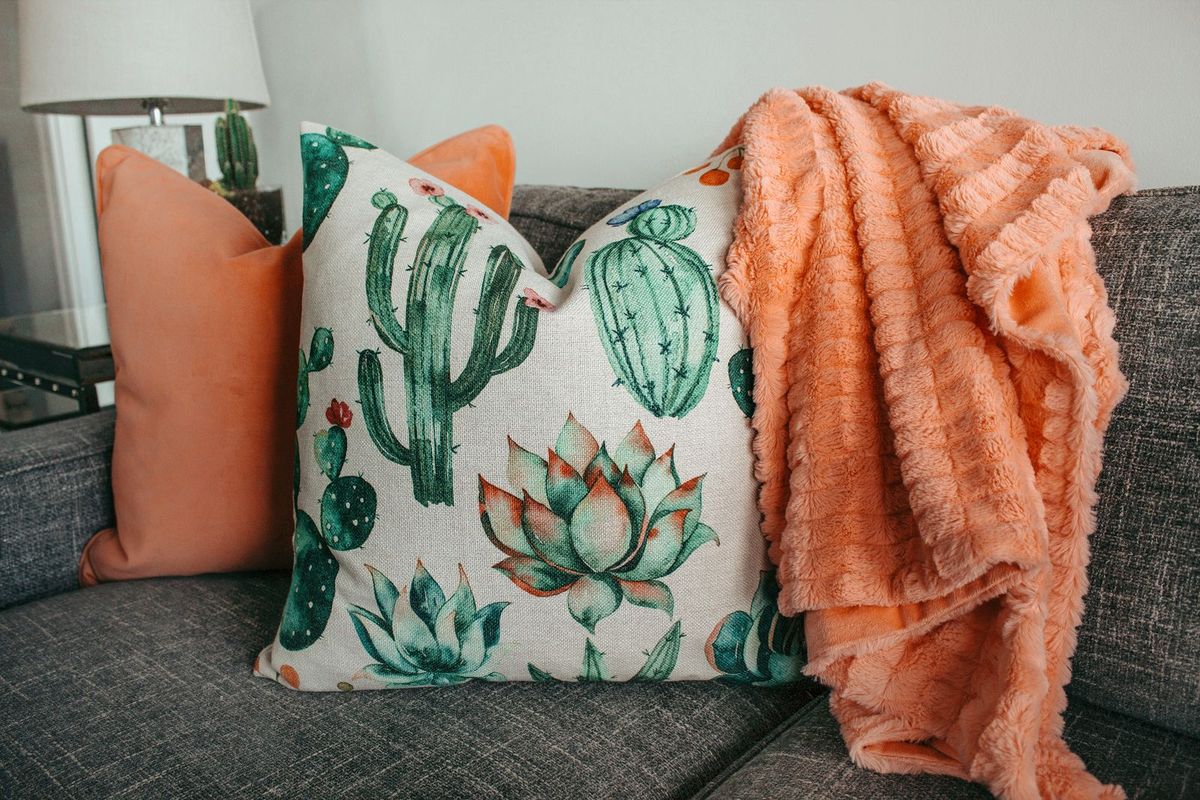A cozy heated throw blanket — a gift idea for aging parents